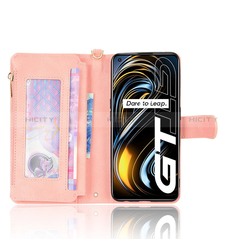 Coque Portefeuille Livre Cuir Etui Clapet BY2 pour Realme GT 5G Plus