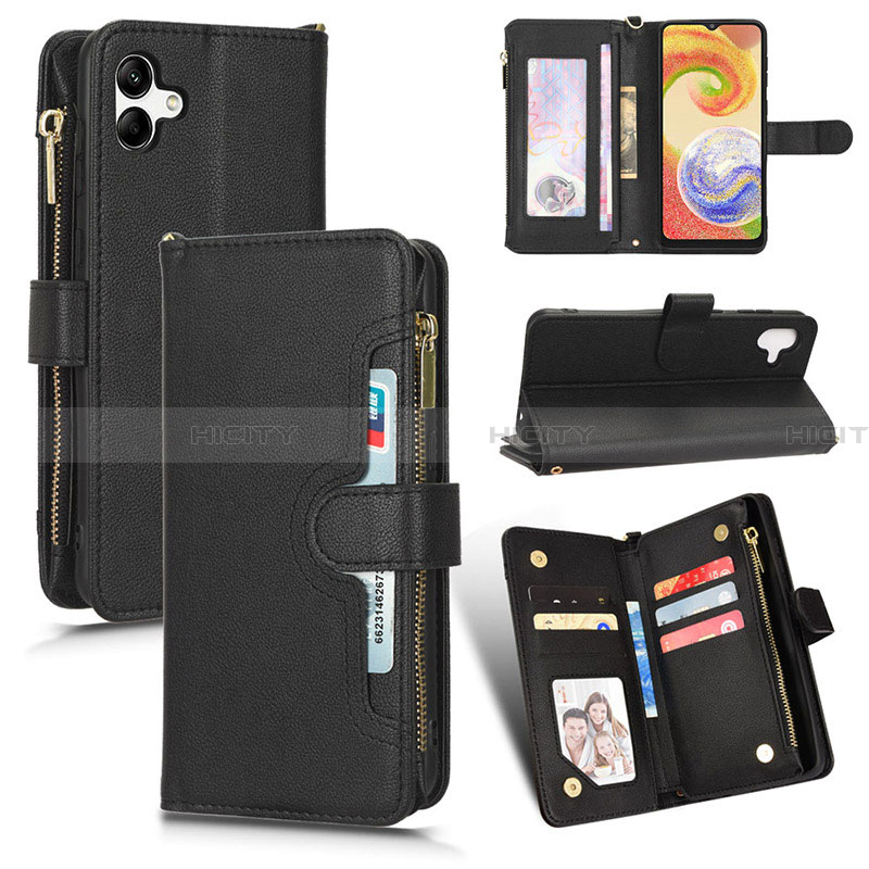 Coque Portefeuille Livre Cuir Etui Clapet BY2 pour Samsung Galaxy A04 4G Plus