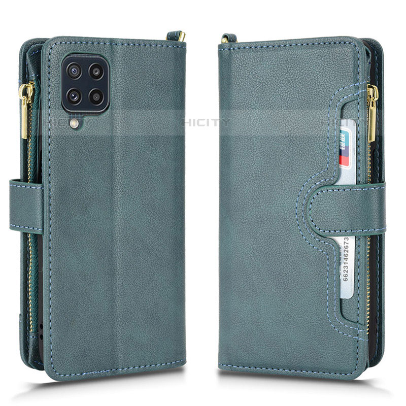 Coque Portefeuille Livre Cuir Etui Clapet BY2 pour Samsung Galaxy M22 4G Plus