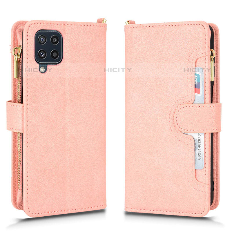 Coque Portefeuille Livre Cuir Etui Clapet BY2 pour Samsung Galaxy M22 4G Plus