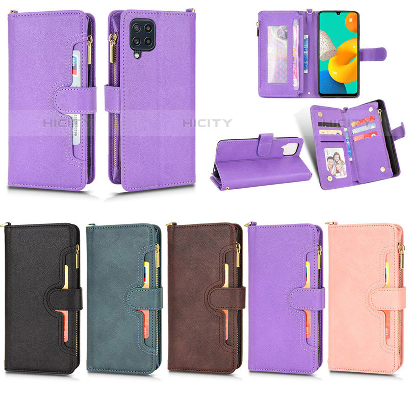 Coque Portefeuille Livre Cuir Etui Clapet BY2 pour Samsung Galaxy M32 4G Plus