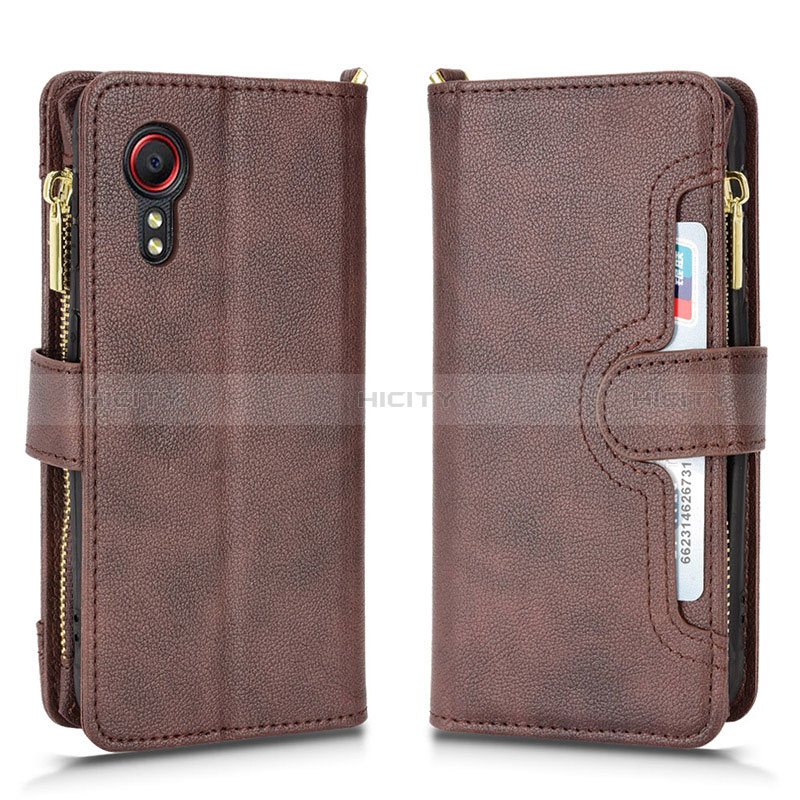 Coque Portefeuille Livre Cuir Etui Clapet BY2 pour Samsung Galaxy XCover 5 SM-G525F Plus