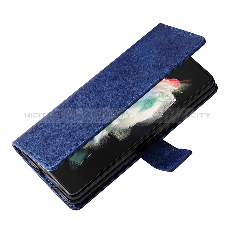 Coque Portefeuille Livre Cuir Etui Clapet BY2 pour Samsung Galaxy Z Fold3 5G Plus