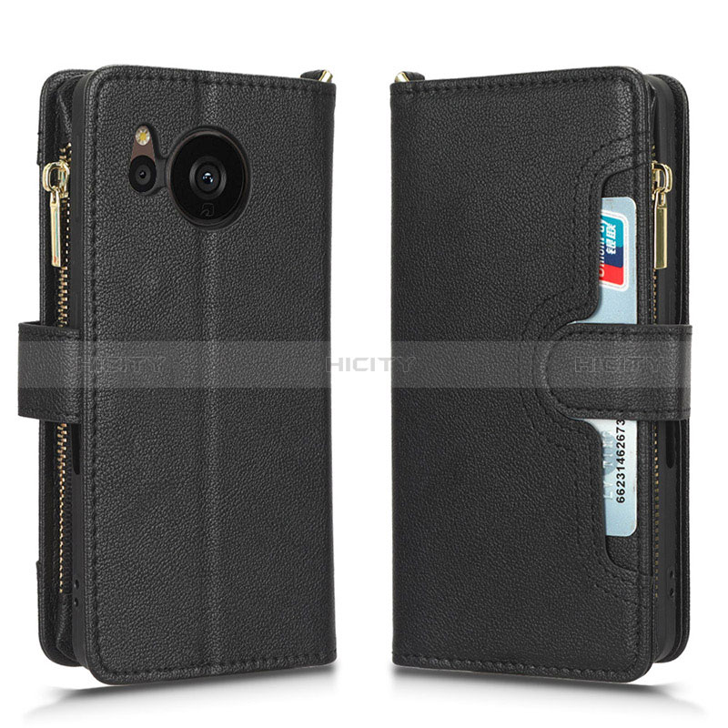 Coque Portefeuille Livre Cuir Etui Clapet BY2 pour Sharp Aquos Sense7 Plus Plus