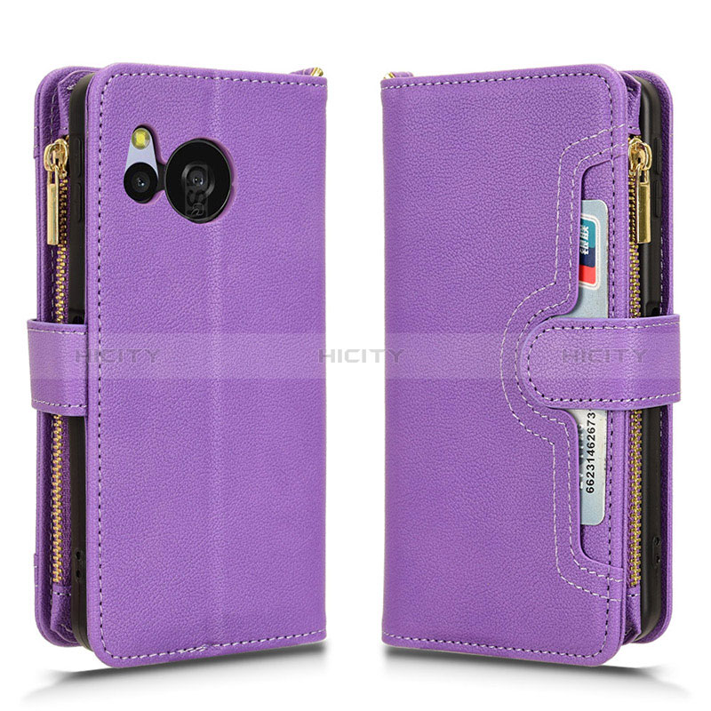 Coque Portefeuille Livre Cuir Etui Clapet BY2 pour Sharp Aquos Sense8 Plus