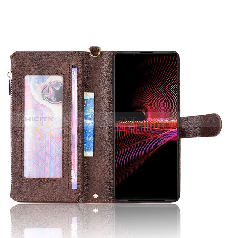 Coque Portefeuille Livre Cuir Etui Clapet BY2 pour Sony Xperia 10 IV SO-52C Plus