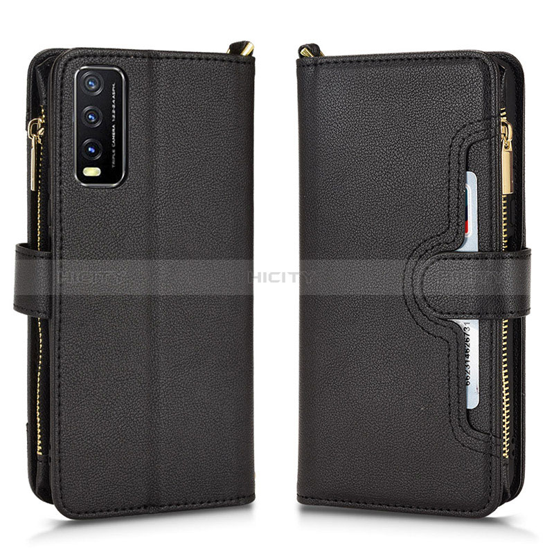 Coque Portefeuille Livre Cuir Etui Clapet BY2 pour Vivo Y12A Plus