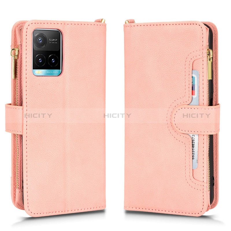 Coque Portefeuille Livre Cuir Etui Clapet BY2 pour Vivo Y33s Plus