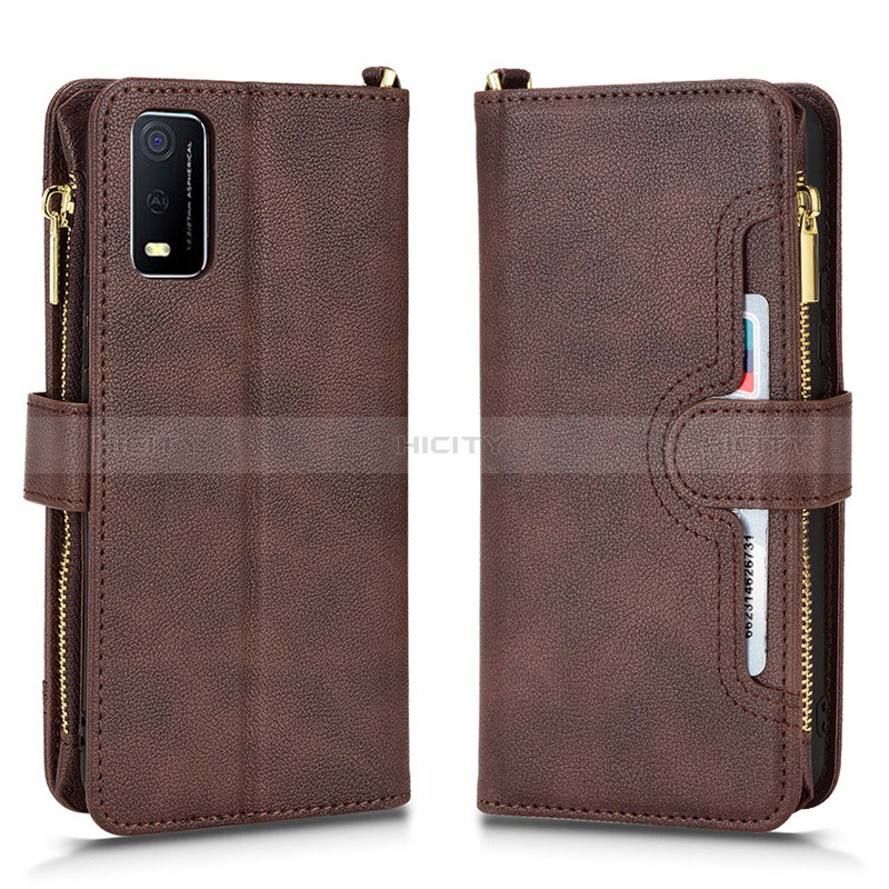 Coque Portefeuille Livre Cuir Etui Clapet BY2 pour Vivo Y3s (2021) Plus