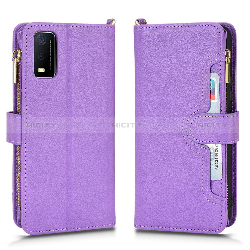 Coque Portefeuille Livre Cuir Etui Clapet BY2 pour Vivo Y3s (2021) Plus