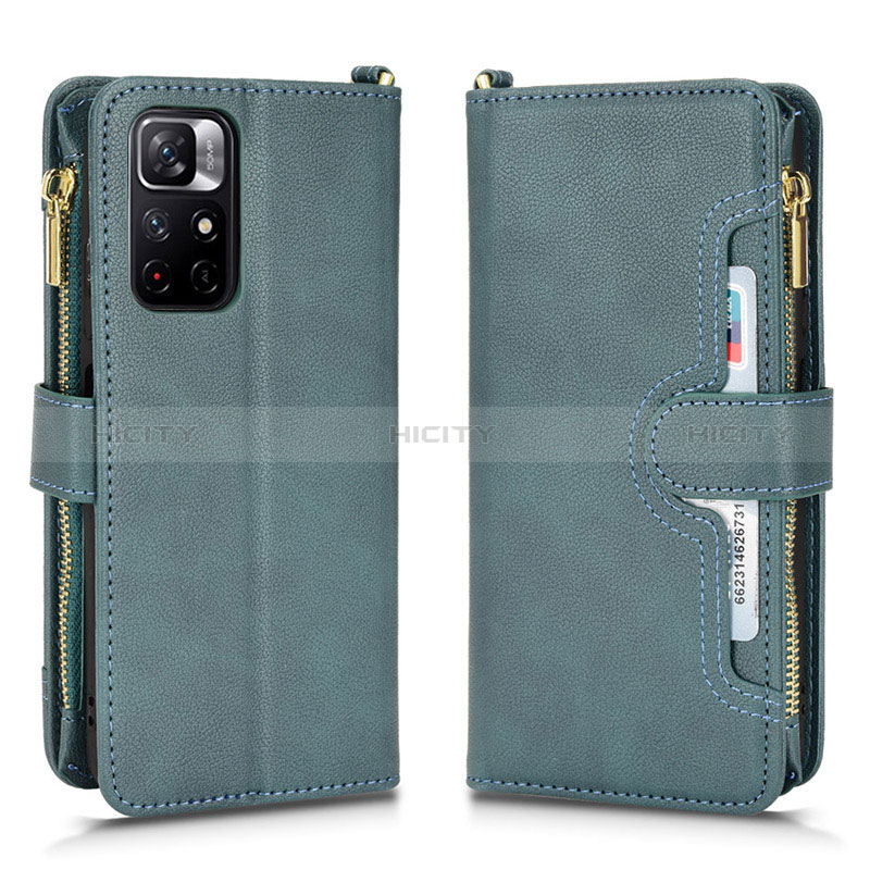 Coque Portefeuille Livre Cuir Etui Clapet BY2 pour Xiaomi Poco M4 Pro 5G Plus