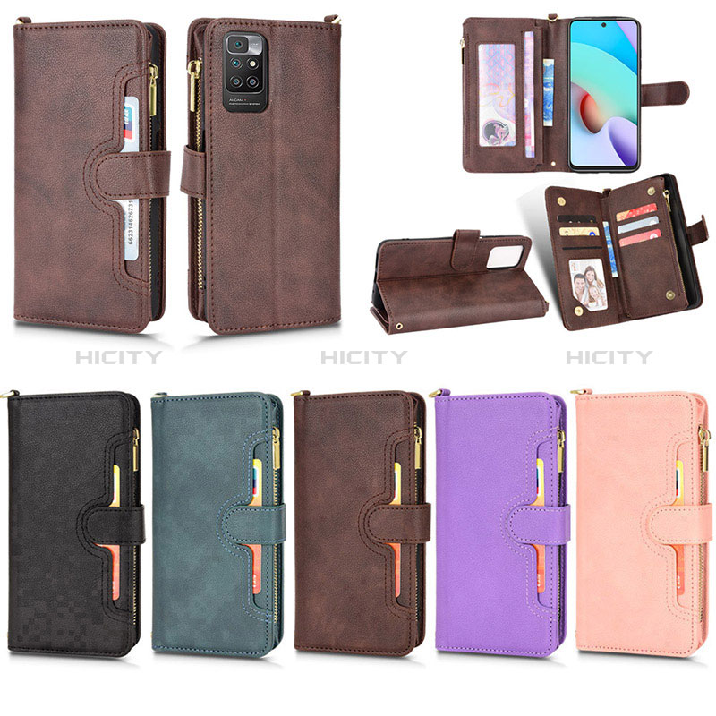 Coque Portefeuille Livre Cuir Etui Clapet BY2 pour Xiaomi Redmi 10 (2022) Plus