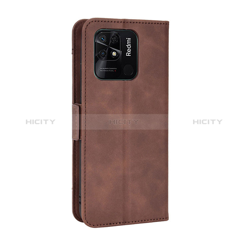 Coque Portefeuille Livre Cuir Etui Clapet BY2 pour Xiaomi Redmi 10 India Plus