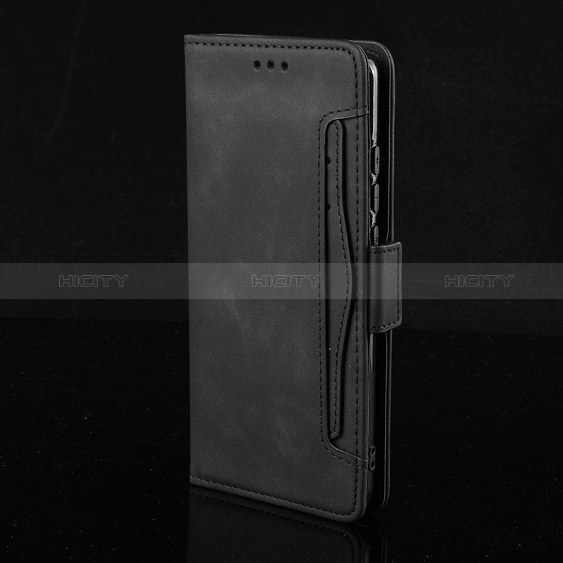 Coque Portefeuille Livre Cuir Etui Clapet BY2 pour Xiaomi Redmi 10X Pro 5G Noir Plus