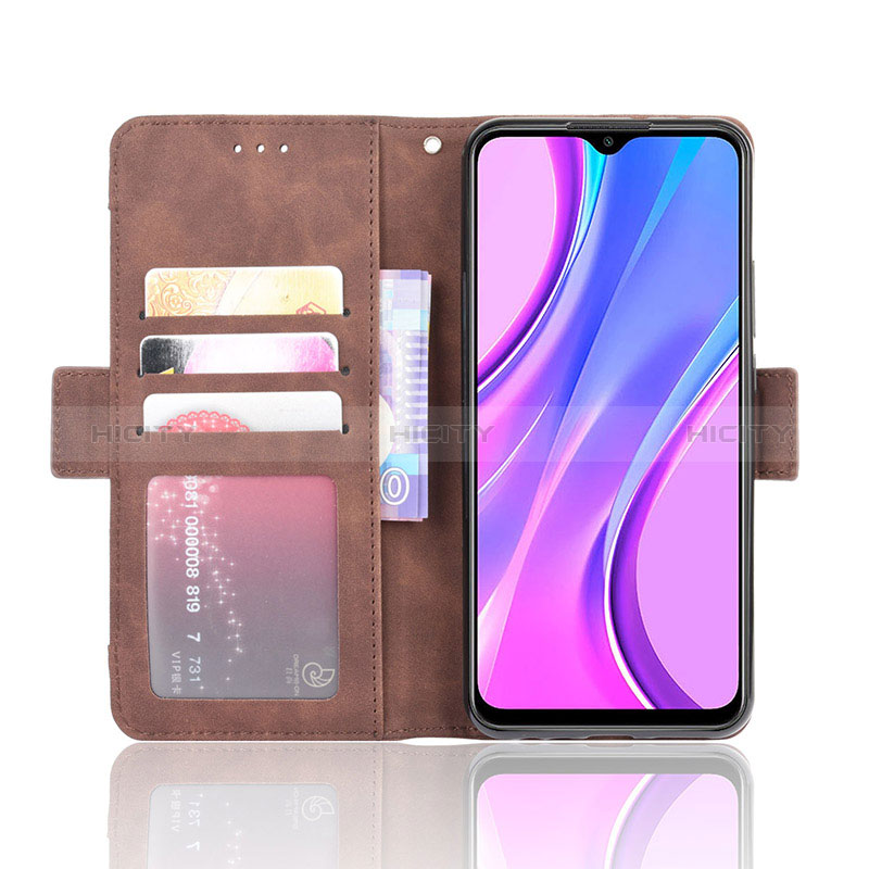 Coque Portefeuille Livre Cuir Etui Clapet BY2 pour Xiaomi Redmi 9 Prime India Plus