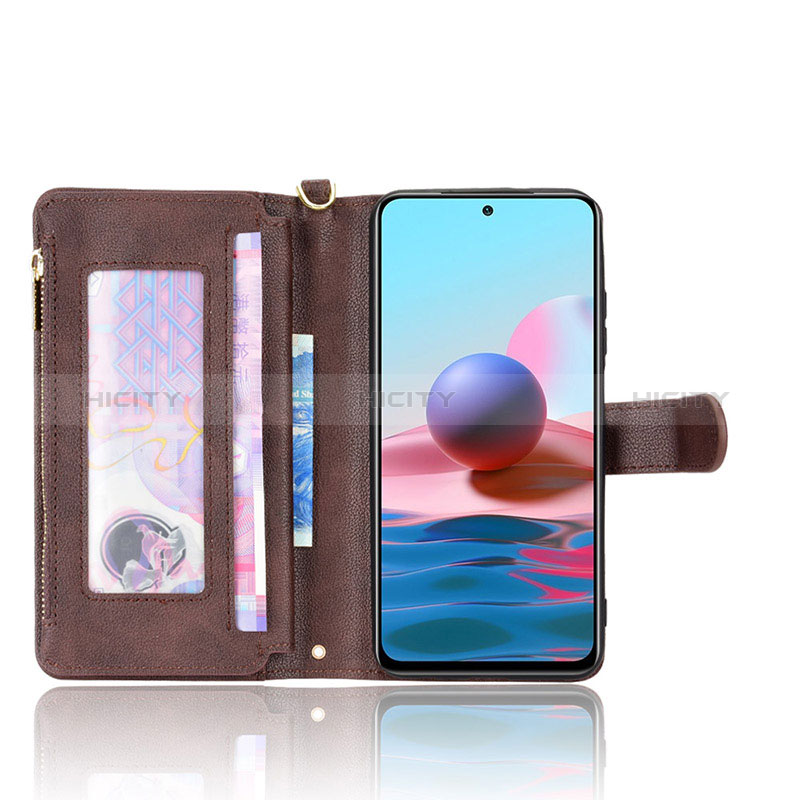 Coque Portefeuille Livre Cuir Etui Clapet BY2 pour Xiaomi Redmi Note 10 4G Plus