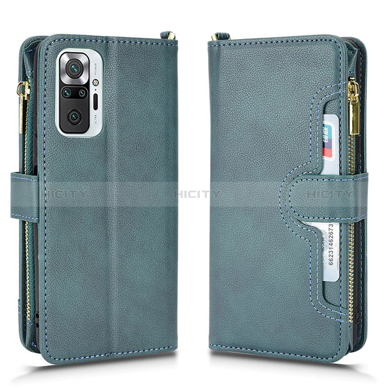 Coque Portefeuille Livre Cuir Etui Clapet BY2 pour Xiaomi Redmi Note 10 Pro 4G Plus