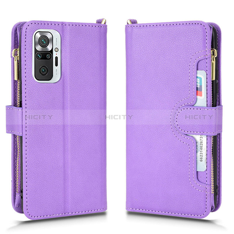 Coque Portefeuille Livre Cuir Etui Clapet BY2 pour Xiaomi Redmi Note 10 Pro 4G Plus