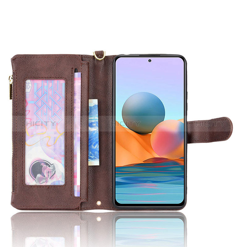 Coque Portefeuille Livre Cuir Etui Clapet BY2 pour Xiaomi Redmi Note 10 Pro 4G Plus