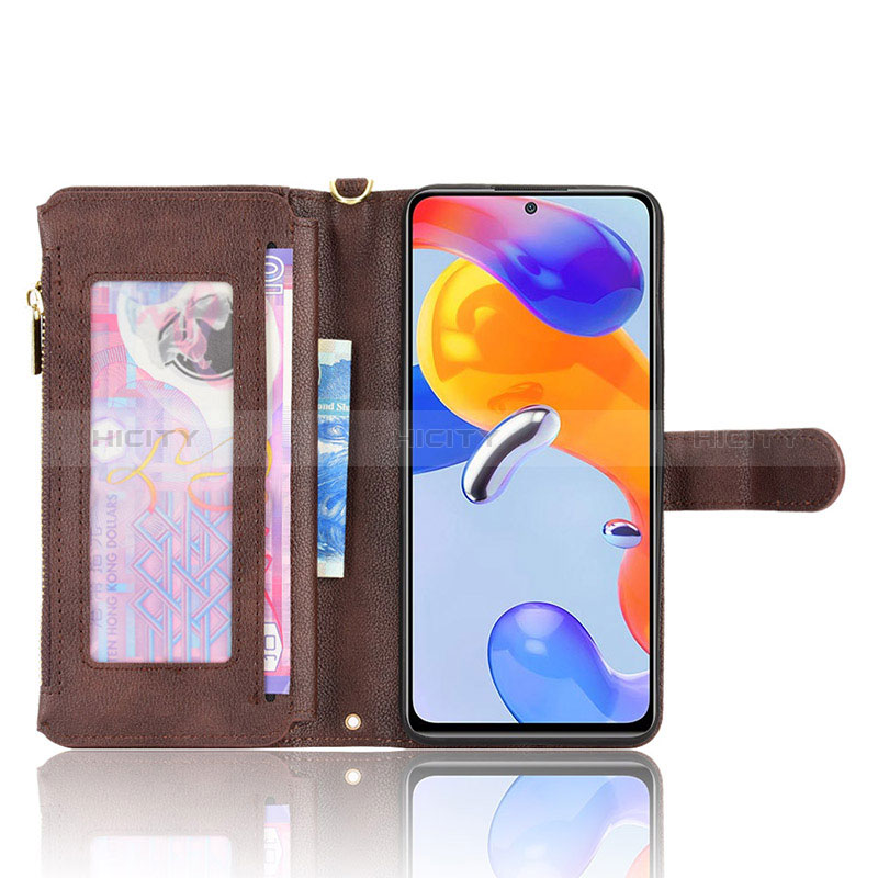 Coque Portefeuille Livre Cuir Etui Clapet BY2 pour Xiaomi Redmi Note 11 Pro 4G Plus