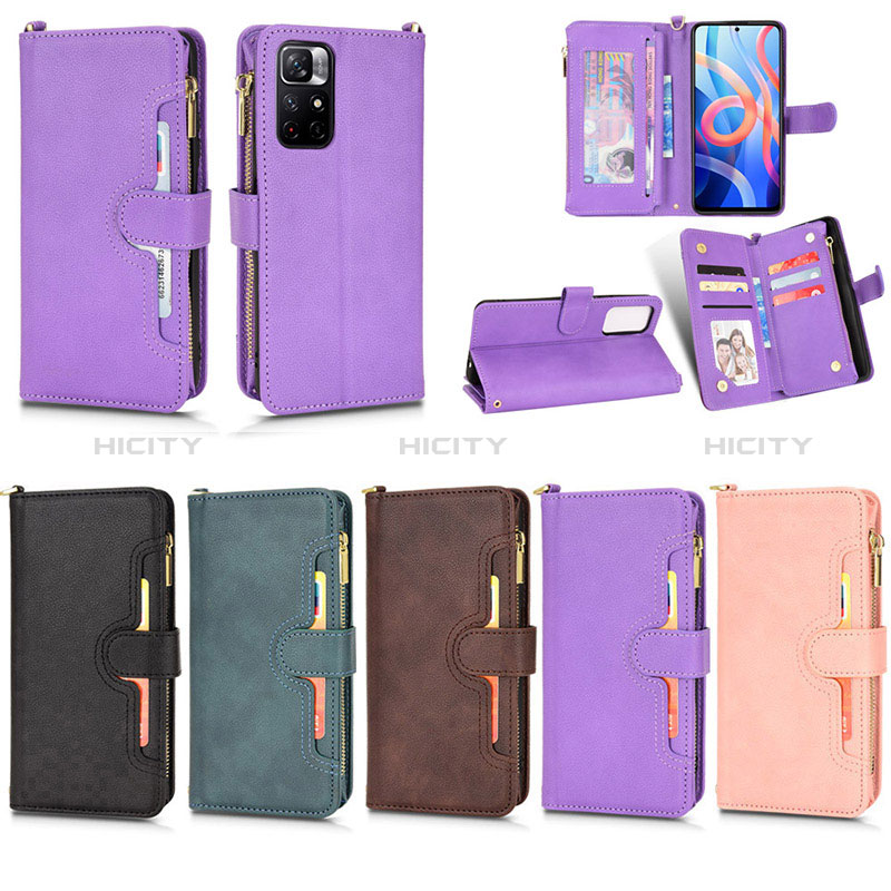 Coque Portefeuille Livre Cuir Etui Clapet BY2 pour Xiaomi Redmi Note 11S 5G Plus