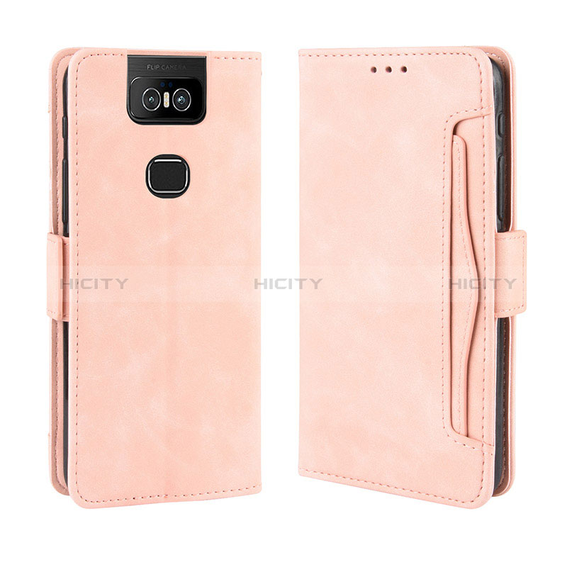 Coque Portefeuille Livre Cuir Etui Clapet BY3 pour Asus Zenfone 6 ZS630KL Plus