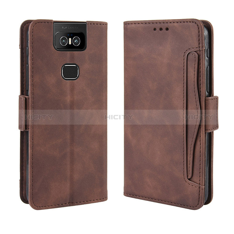 Coque Portefeuille Livre Cuir Etui Clapet BY3 pour Asus Zenfone 6 ZS630KL Plus