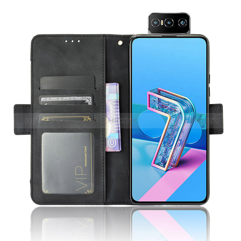 Coque Portefeuille Livre Cuir Etui Clapet BY3 pour Asus Zenfone 7 Pro ZS671KS Plus