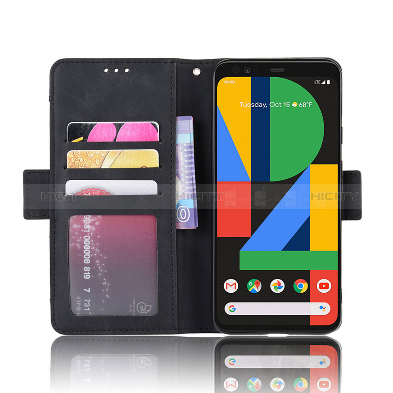 Coque Portefeuille Livre Cuir Etui Clapet BY3 pour Google Pixel 4 XL Plus