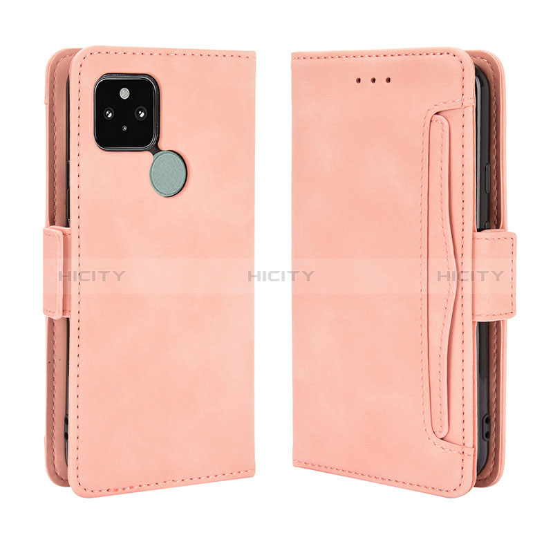 Coque Portefeuille Livre Cuir Etui Clapet BY3 pour Google Pixel 5 Plus