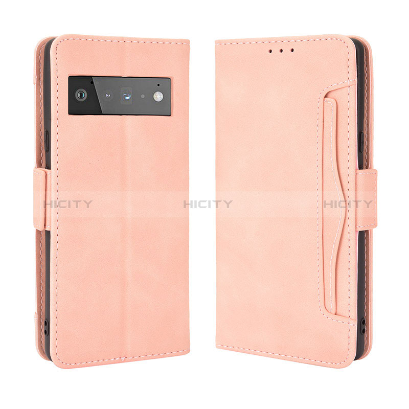 Coque Portefeuille Livre Cuir Etui Clapet BY3 pour Google Pixel 6 5G Plus