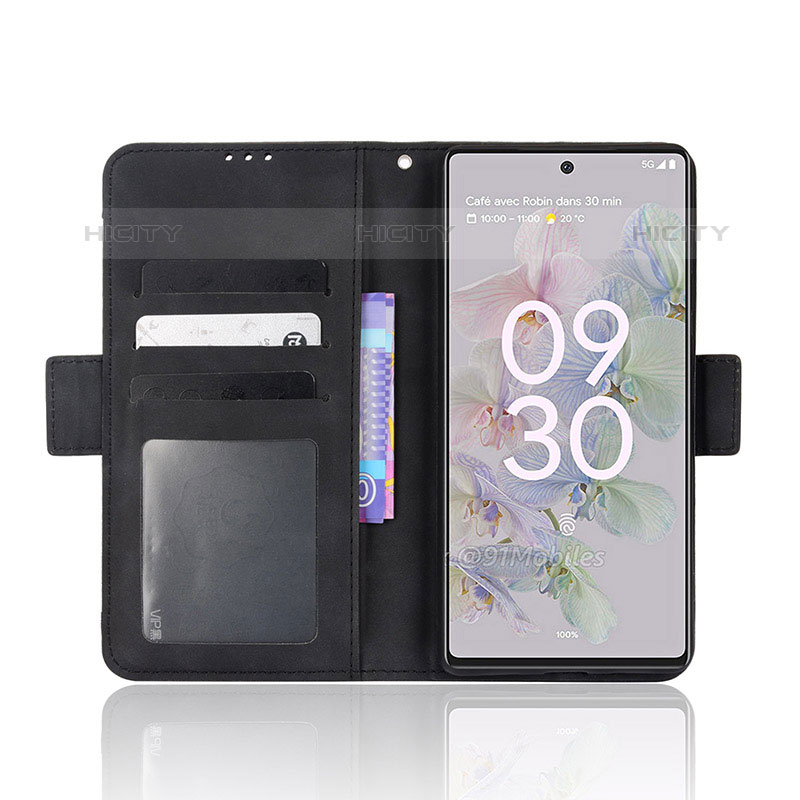 Coque Portefeuille Livre Cuir Etui Clapet BY3 pour Google Pixel 6a 5G Plus