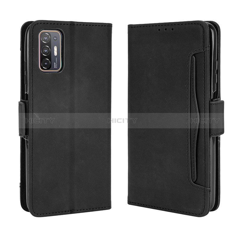 Coque Portefeuille Livre Cuir Etui Clapet BY3 pour HTC Desire 21 Pro 5G Noir Plus