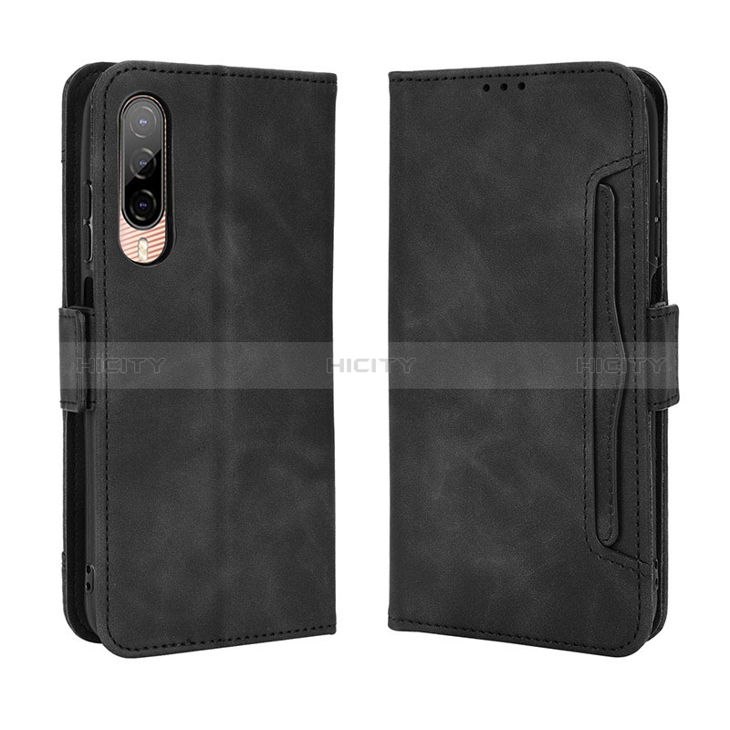 Coque Portefeuille Livre Cuir Etui Clapet BY3 pour HTC Desire 22 Pro 5G Noir Plus