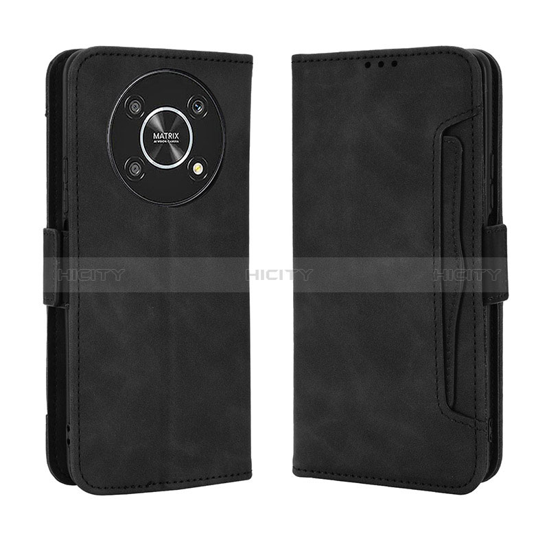 Coque Portefeuille Livre Cuir Etui Clapet BY3 pour Huawei Honor Magic4 Lite 5G Noir Plus