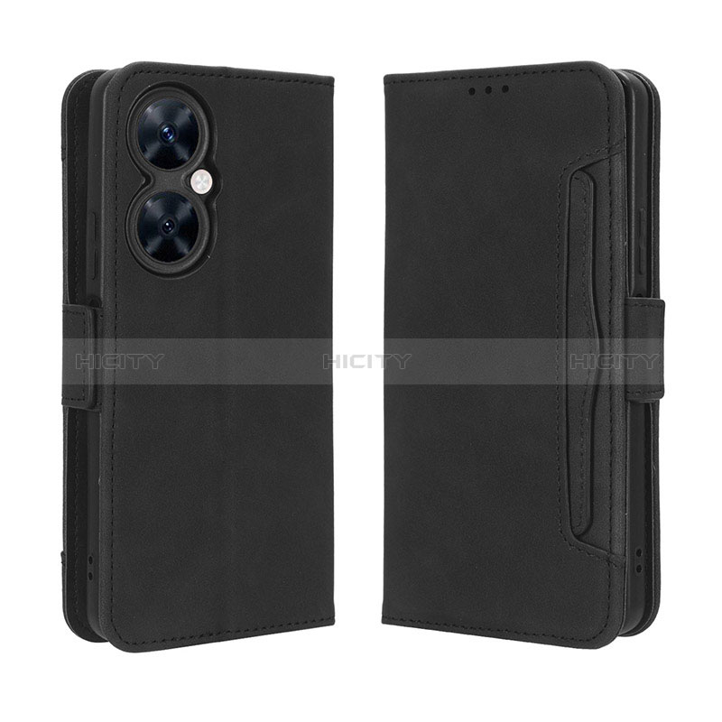 Coque Portefeuille Livre Cuir Etui Clapet BY3 pour Huawei Nova 11i Noir Plus