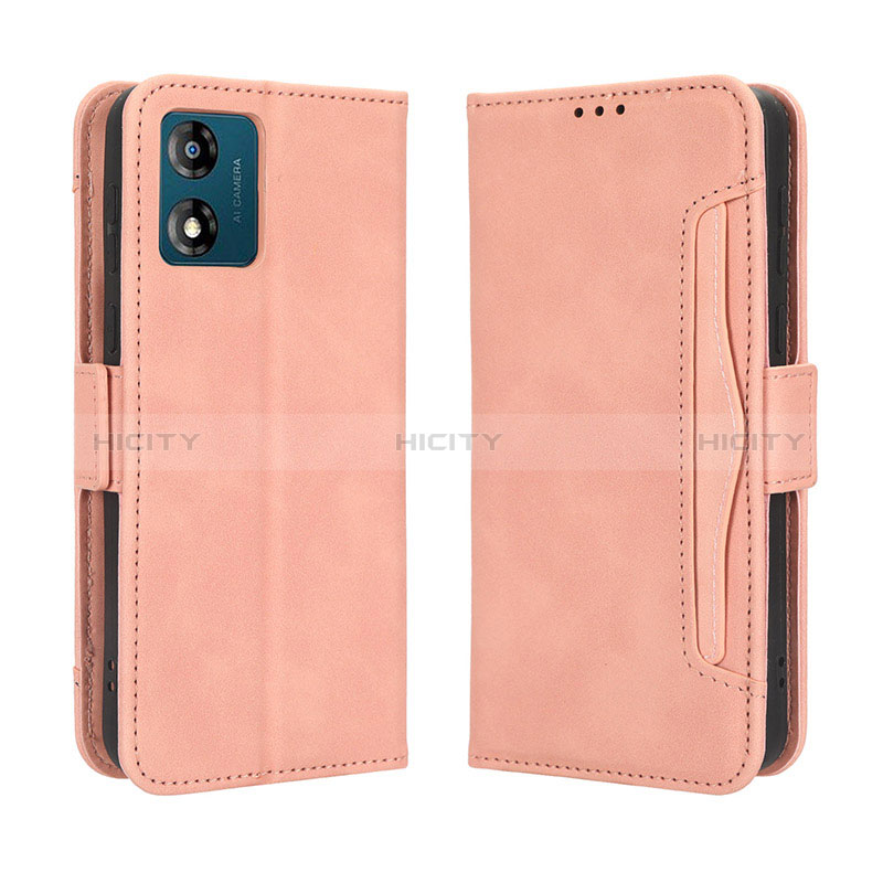 Coque Portefeuille Livre Cuir Etui Clapet BY3 pour Motorola Moto E13 Plus