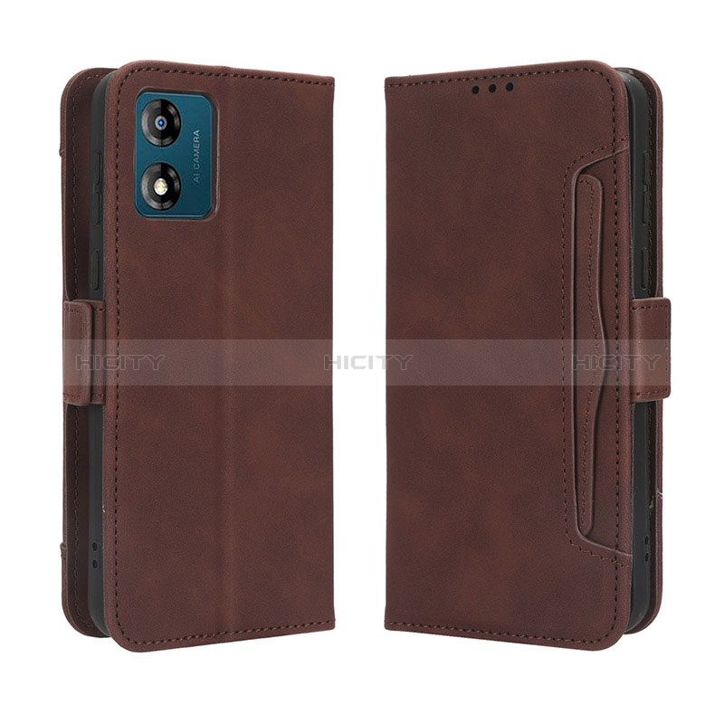 Coque Portefeuille Livre Cuir Etui Clapet BY3 pour Motorola Moto E13 Plus