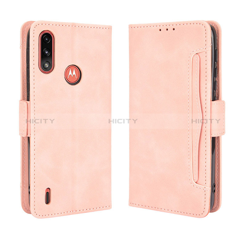 Coque Portefeuille Livre Cuir Etui Clapet BY3 pour Motorola Moto E7 Power Plus