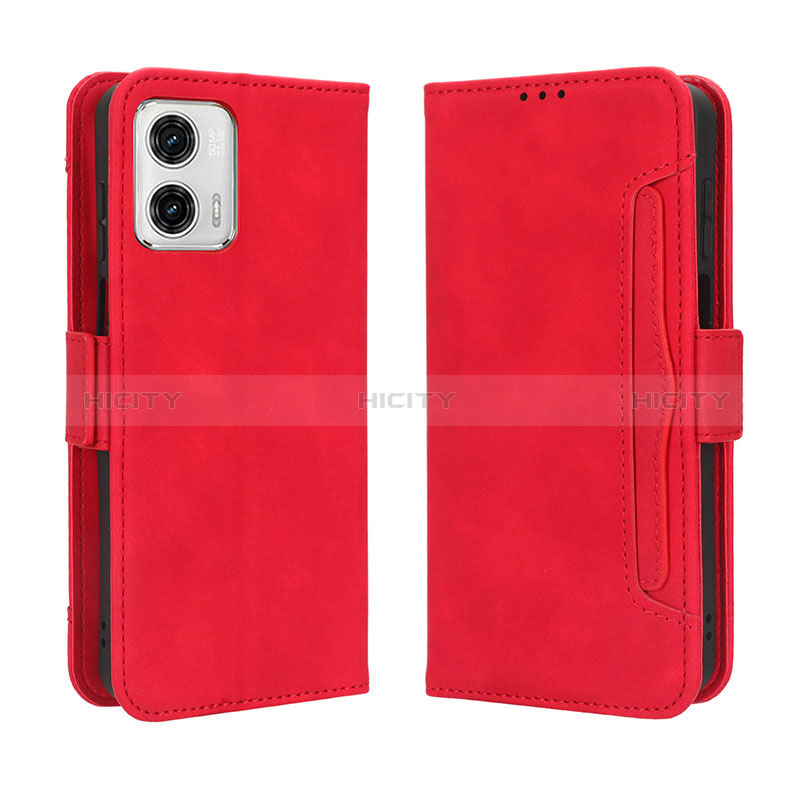 Coque Portefeuille Livre Cuir Etui Clapet BY3 pour Motorola Moto G 5G (2023) Plus