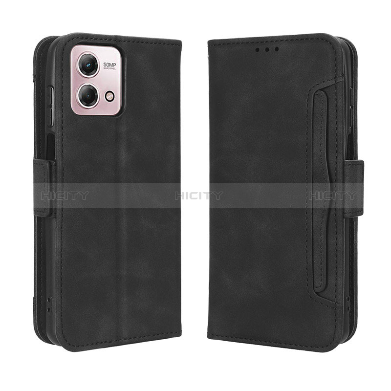 Coque Portefeuille Livre Cuir Etui Clapet BY3 pour Motorola Moto G Stylus (2023) 4G Noir Plus