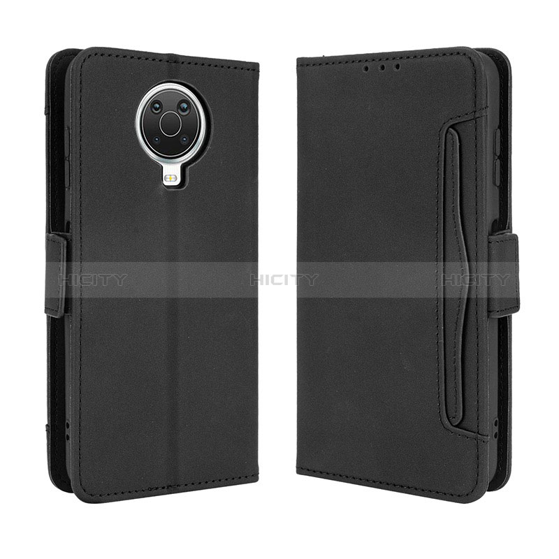 Coque Portefeuille Livre Cuir Etui Clapet BY3 pour Nokia 6.3 Noir Plus