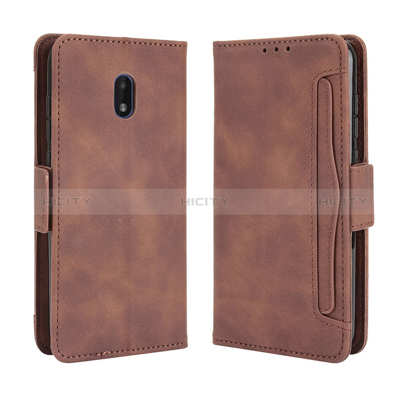 Coque Portefeuille Livre Cuir Etui Clapet BY3 pour Nokia C01 Plus Marron Plus