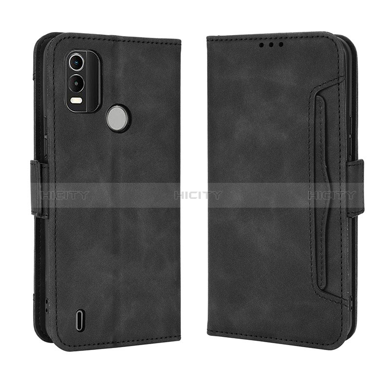 Coque Portefeuille Livre Cuir Etui Clapet BY3 pour Nokia C21 Plus Noir Plus