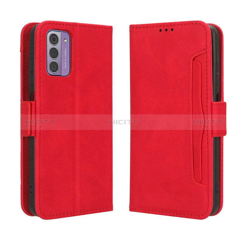 Coque Portefeuille Livre Cuir Etui Clapet BY3 pour Nokia C300 Rouge Plus