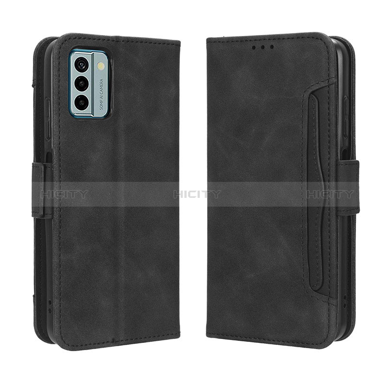 Coque Portefeuille Livre Cuir Etui Clapet BY3 pour Nokia G22 Noir Plus