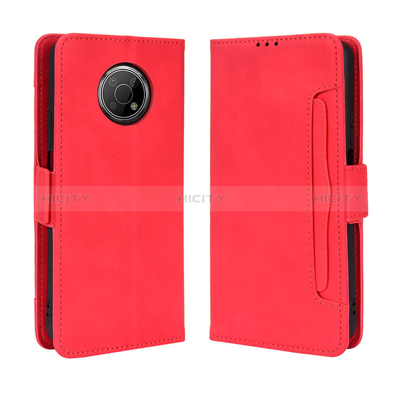 Coque Portefeuille Livre Cuir Etui Clapet BY3 pour Nokia G300 5G Rouge Plus