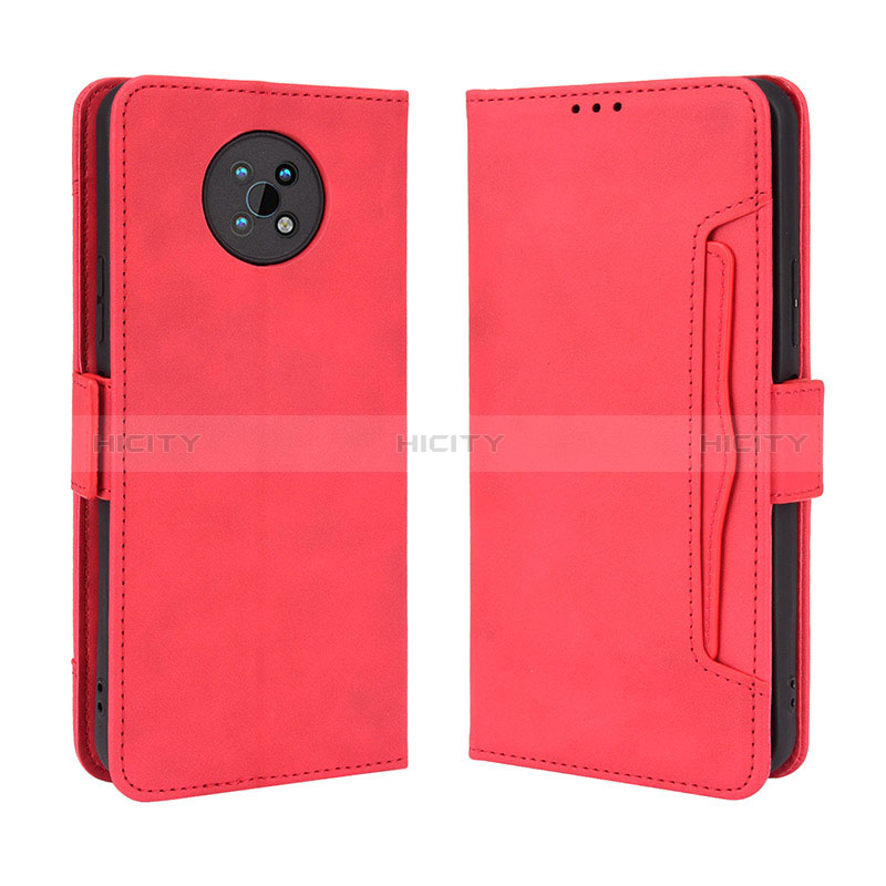 Coque Portefeuille Livre Cuir Etui Clapet BY3 pour Nokia G50 5G Rouge Plus