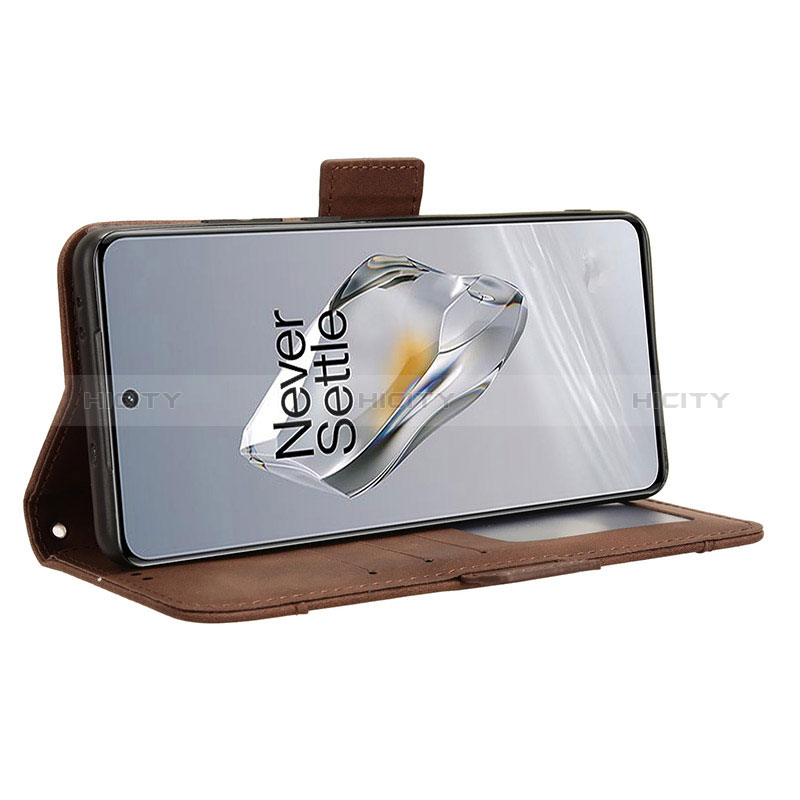 Coque Portefeuille Livre Cuir Etui Clapet BY3 pour OnePlus 12R 5G Plus