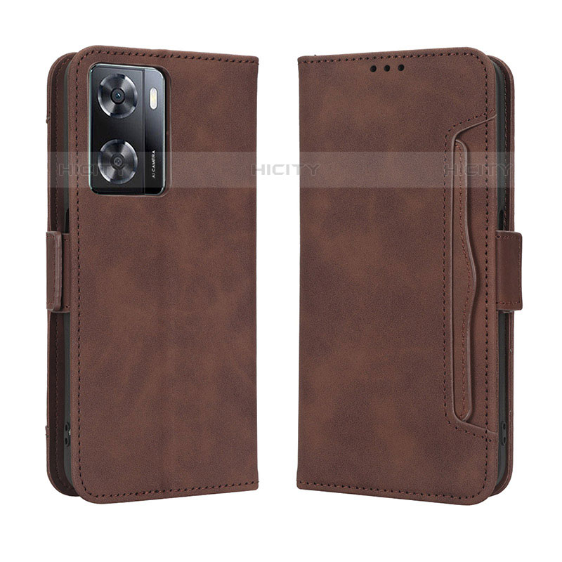 Coque Portefeuille Livre Cuir Etui Clapet BY3 pour OnePlus Nord N20 SE Marron Plus